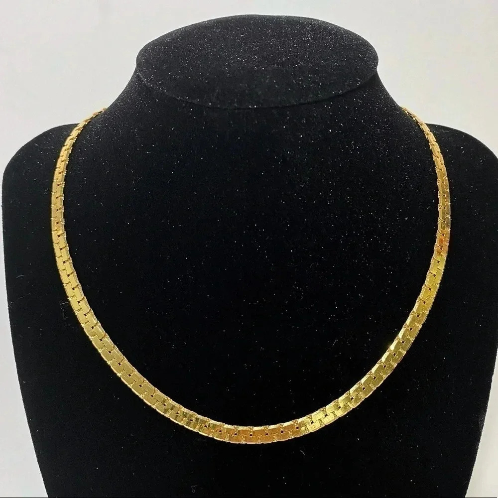18k Gold Plated 16” Necklace - Picture 5 of 6